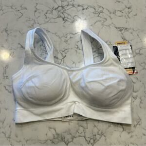NWT Truekind White Daily Comfort Wirefree Shaper Bra Size Small